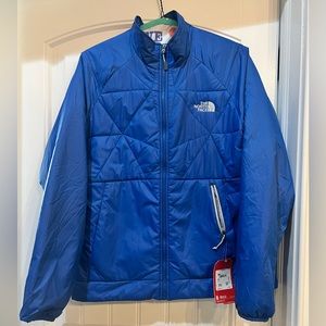 North face lightweight blue jacket